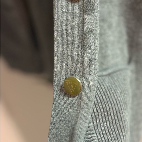 Guess Women's Gray Cardigan Sweater - Picture 2 of 4